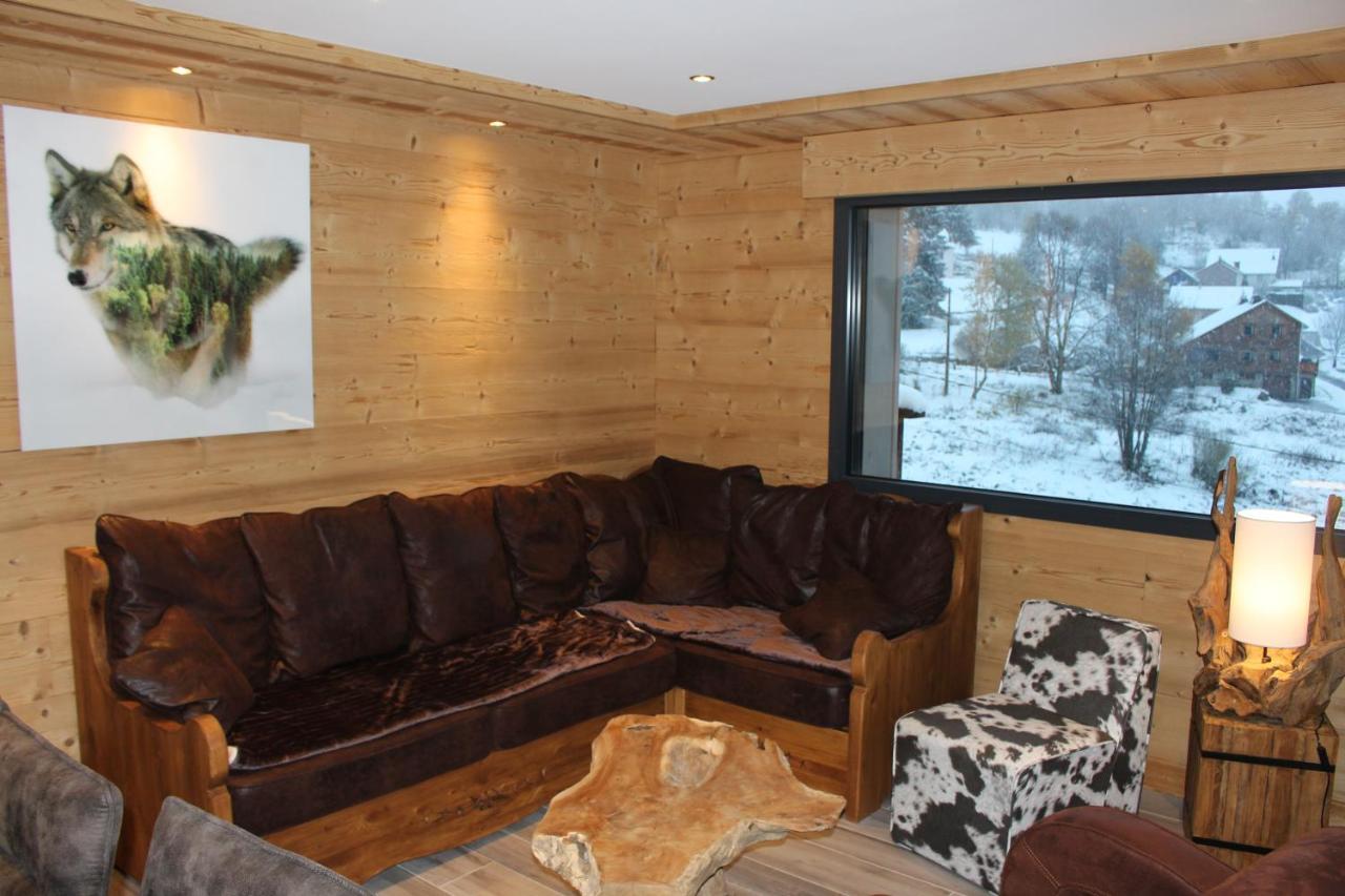 Chalet Bel Horizon La Montagne Des Lamas Ла-Бресс Экстерьер фото